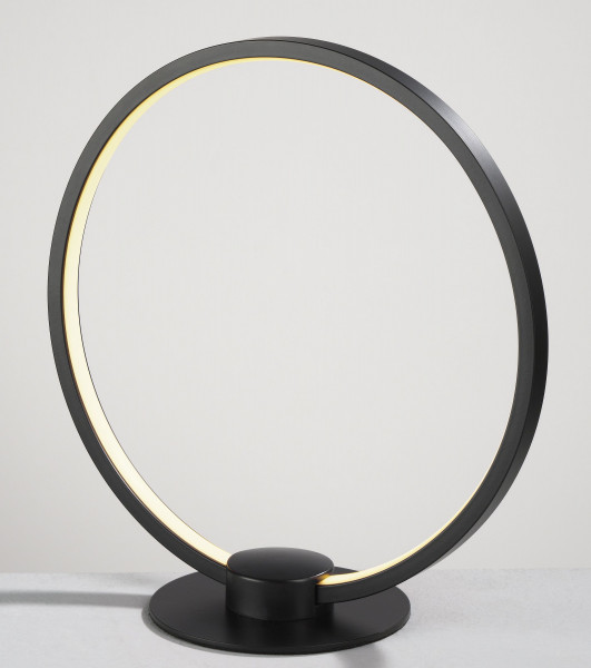 LED-Tischleuchte TOMA in schwarz aus Metall