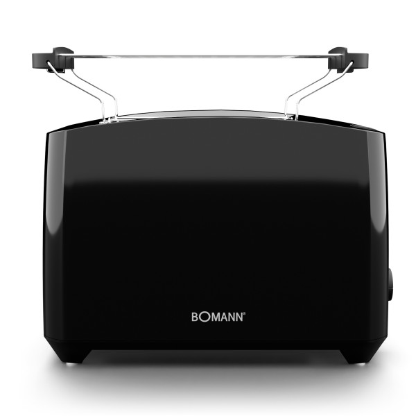 Toaster BLACK in schwarz aus Kunststoff