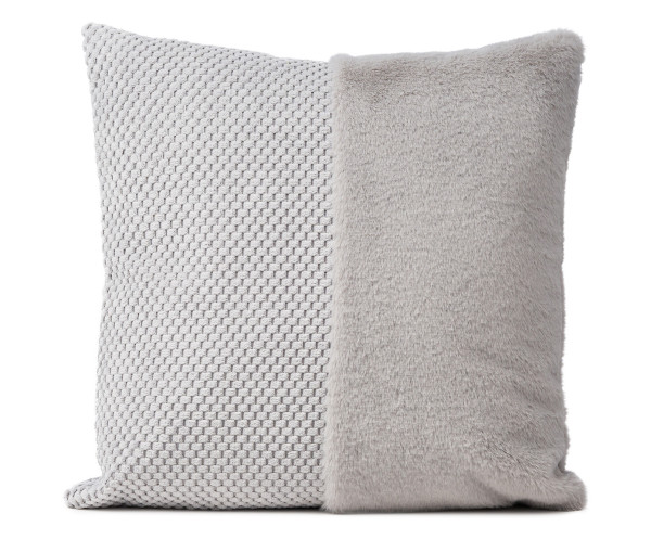 Kissen SVELA silber in silberfarben aus Polyester