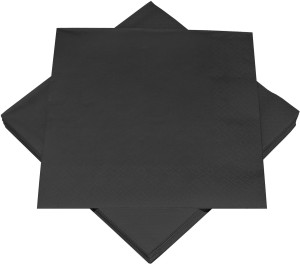 Servietten BASIC schwarz Servietten BASIC schwarz