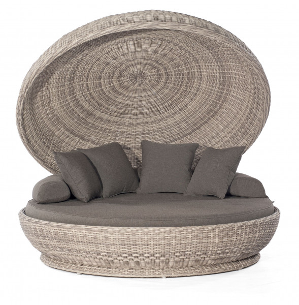Daybed OYSTER in grau aus Kunststoff