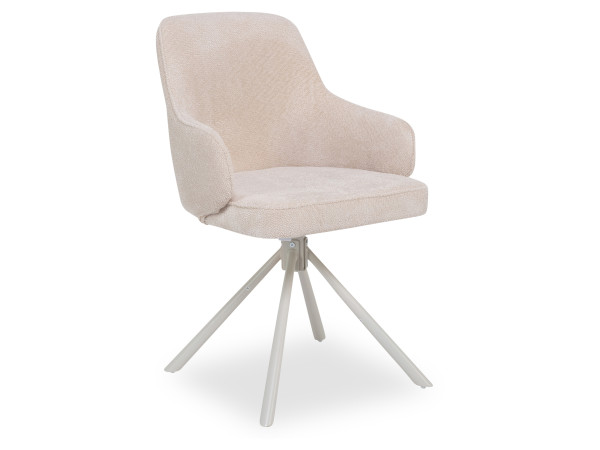 Armlehnstuhl SANSIBAR VIDAR in creme aus Stoff