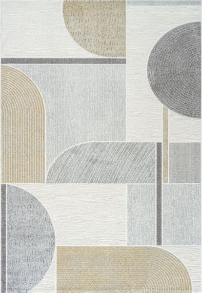 Teppich VALENTINO in grau aus Mischgewebe