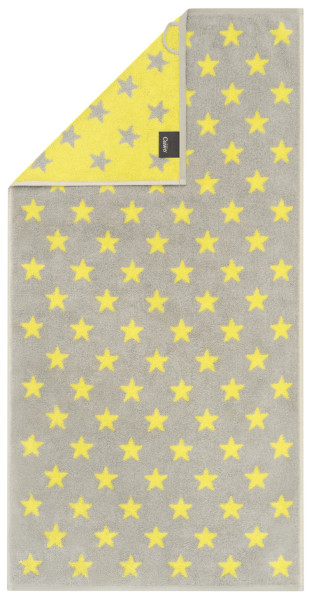 Gästetuch NEW STARS in platinfarben aus Baumwolle