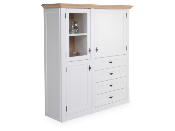 Highboard WEHRSDORFER MAISONETTE in weiß aus Lack