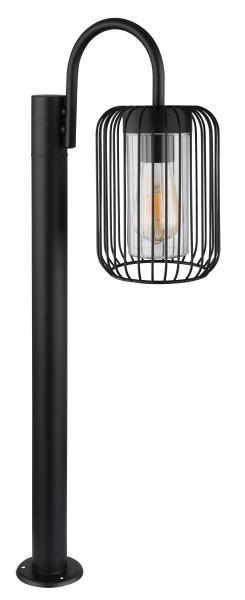 Außenleuchte ADELHEID in schwarz aus Edelstahl