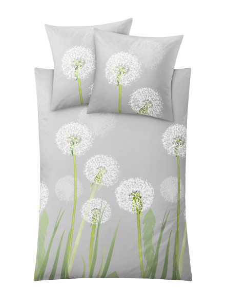 Bettwäsche BELFIORE Mako-Satin in grün