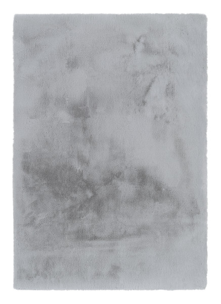 Fellteppich SOFT MOMENT in grau aus Polyester
