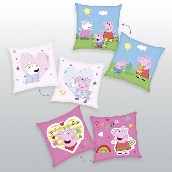 Kissen PEPPE PIG in mehrfarbig aus Polyester