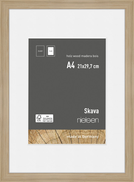 Bilderrahmen SKAVA in braun aus Holz