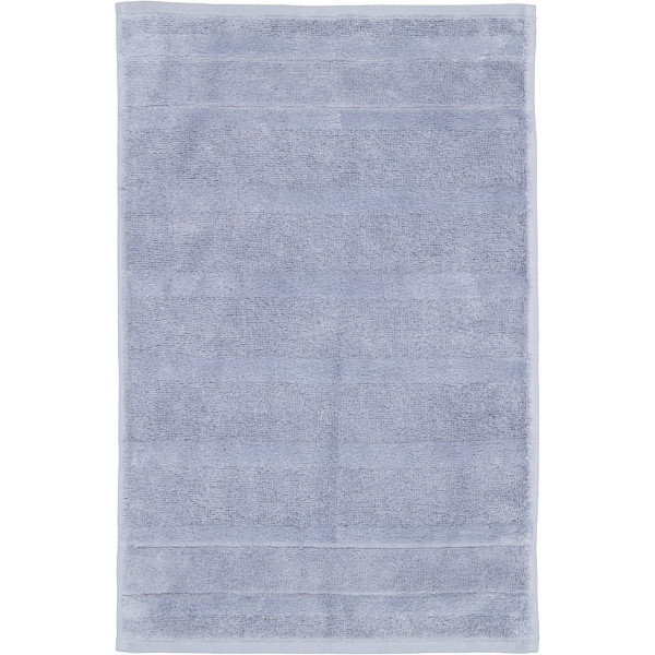 Gästetuch NOBLESSE² UNI in blau aus Baumwolle