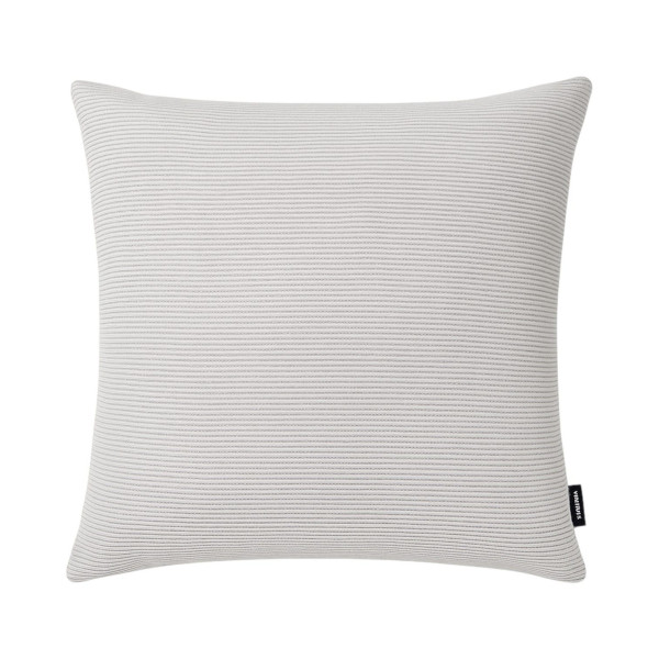 Kissen GERMAINE in hellgrau aus Baumwolle