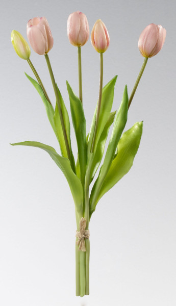 Kunstblume TULPENBUND in pink aus Kunststoff