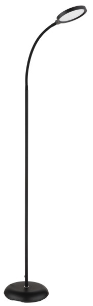 Stehleuchte in schwarz aus Metall