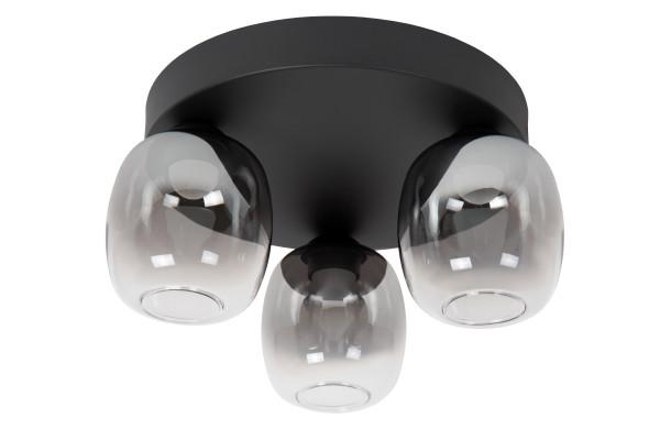 Deckenleuchte TAMINO in schwarz aus Aluminium