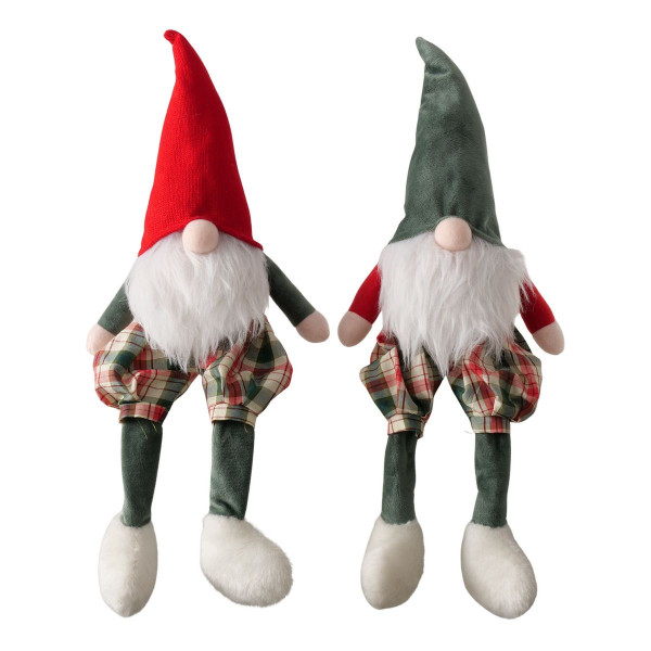 Kantenhocker LIONEL in mehrfarbig aus Materialmix