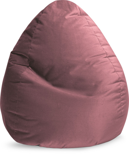 Sitzsack MARLA XXL in  altrose aus Polyester