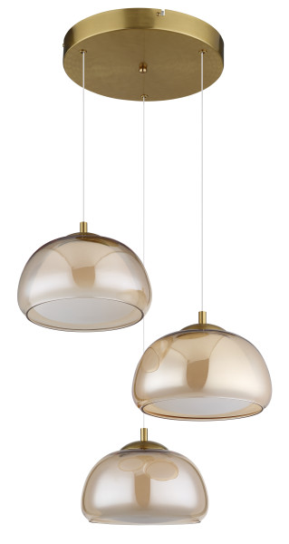 Hängeleuchte AVILA in goldfarben aus Metall