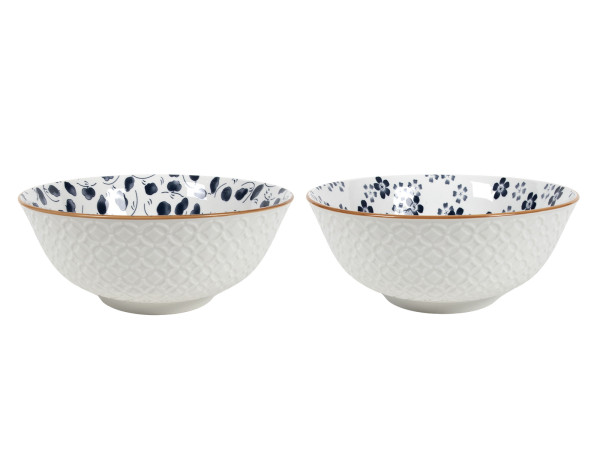 Schale TOTTORI in mehrfarbig aus Steinzeug