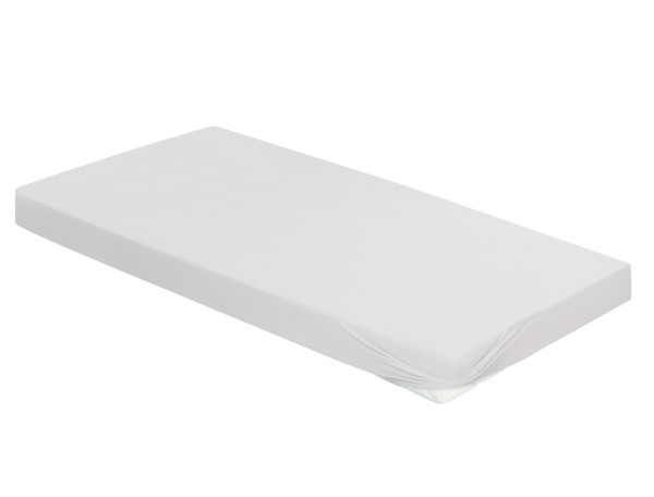 Spannbettlaken JUPITER Jersey in grau aus Baumwolle