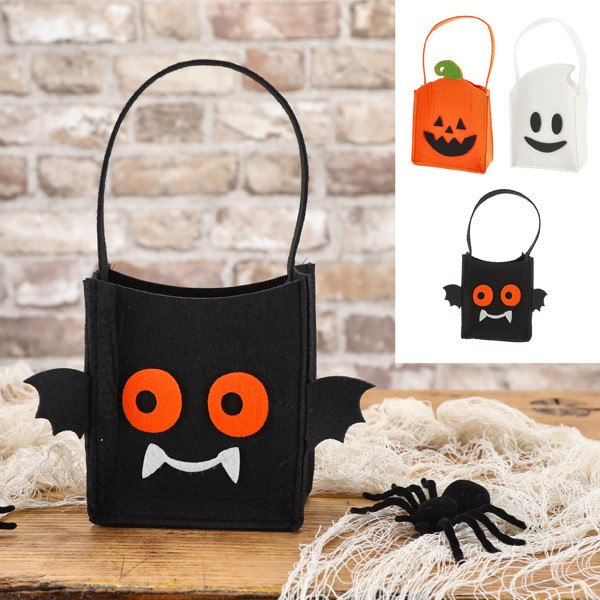 Sammeltasche HALLOWEEN in mehrfarbig aus Filz