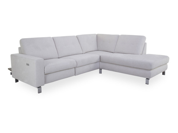 Polsterecke SANSIBAR RÜGEN PLUS in snowwhite aus Stoff