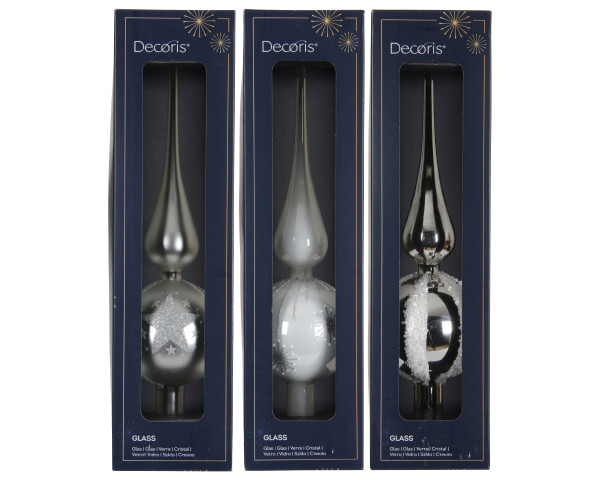 Baumspitze in mehrfarbig aus Glas