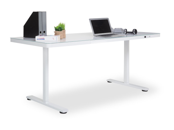 Schreibtisch ALUNA in weiß
