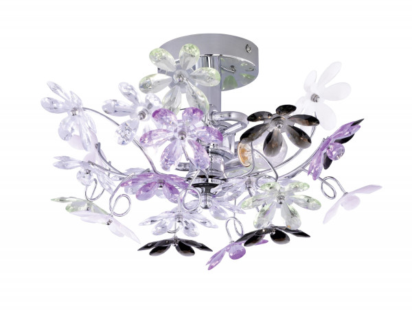 Wandleuchte FLOWER in mehrfarbig aus Kunststoff
