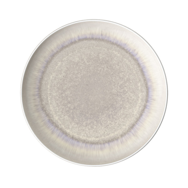 Speiseteller PERLEMOR SAND in beige aus Porzellan