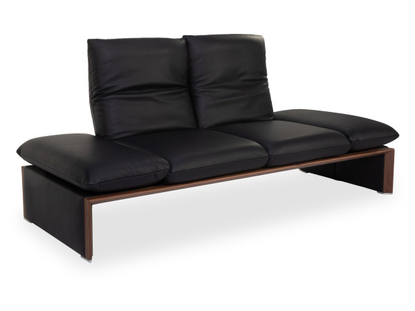 Sofa 2 Sitzer KOINOR HARRIET in Lava aus Leder