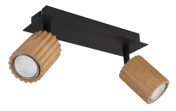 Strahler WENZEL in schwarz aus Metall