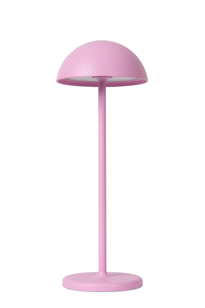 Tischleuchte JOY in rosa aus Aluminium