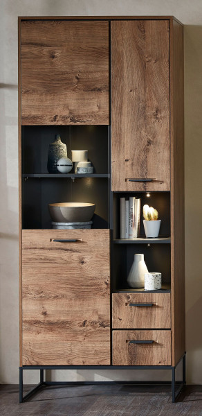 Vitrine HARPER WAKEFIELD in Haveleiche aus Dekor