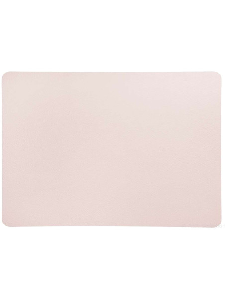 Tischset LEATHER OPTIC in rose aus PVC