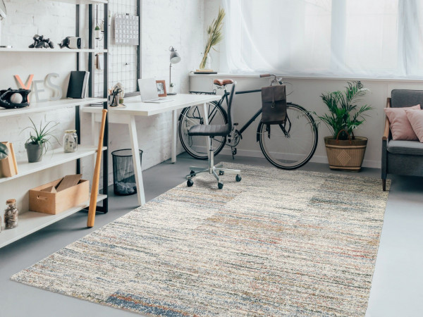 Teppich NEW PASSION LINES in mehrfarbig aus Polypropylen