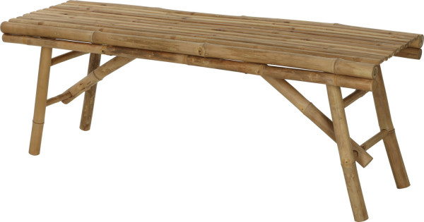 Bank in natur aus Bambus