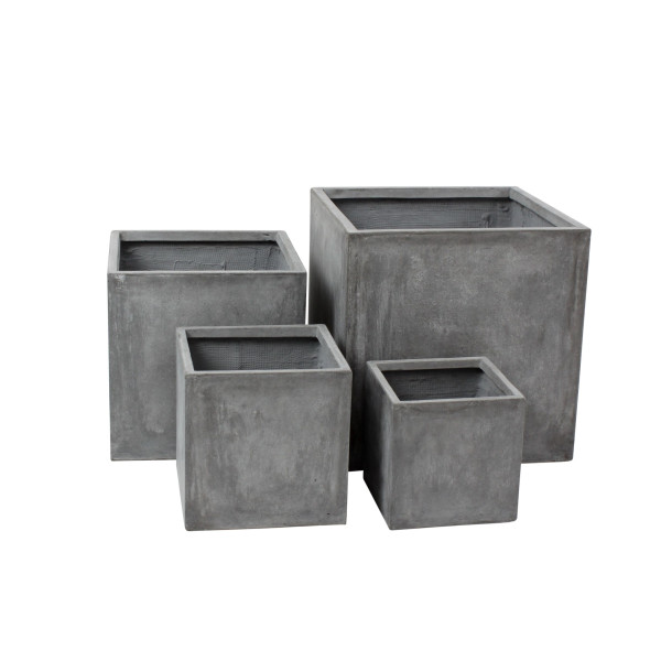 Übertopf FIBRECLAY in grau