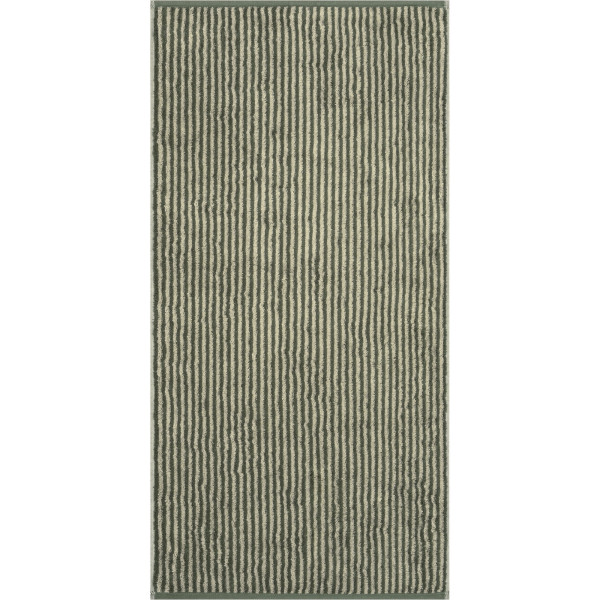 Duschtuch TWO-TONE STRIPE in grün