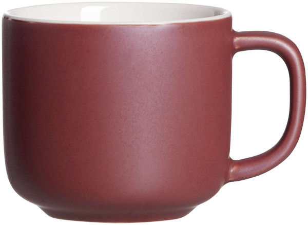 Kaffeeobertasse JASPER in Berry aus Steinzeug