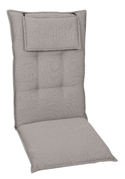 Sesselauflage nieder in grau aus Polyester