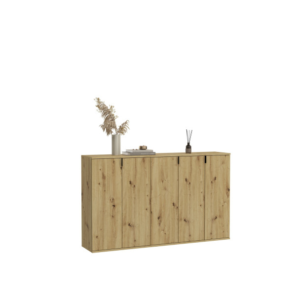 Garderobe PROJEKT X in Artisaneiche aus Dekor