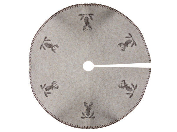 Weihnachtsbaumrock RENTIER in mehrfarbig aus Filz