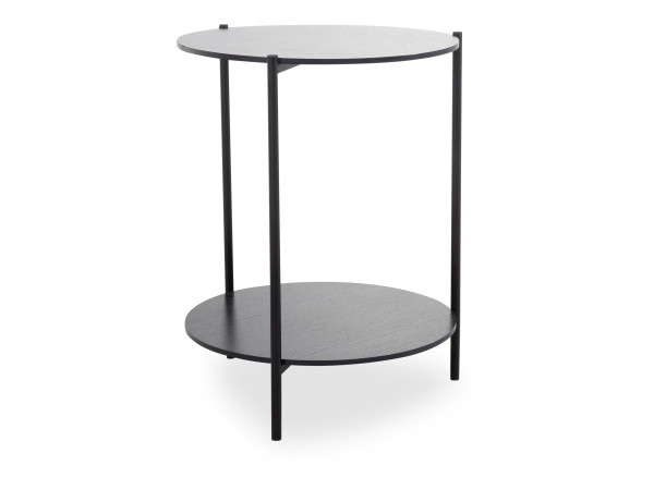 Beistelltisch PHINE in schwarz aus Metall