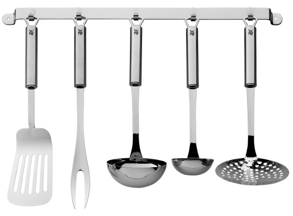 Schöpf-/Schaumlöffel Profi Plu in silberfarben aus Metall