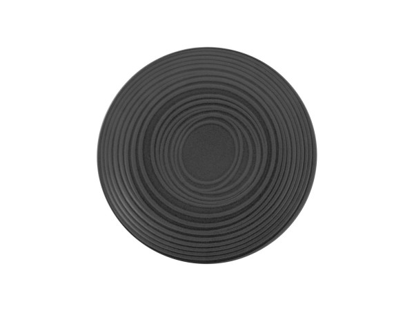 Dessertteller LAVA STONE in schwarz aus Steinzeug