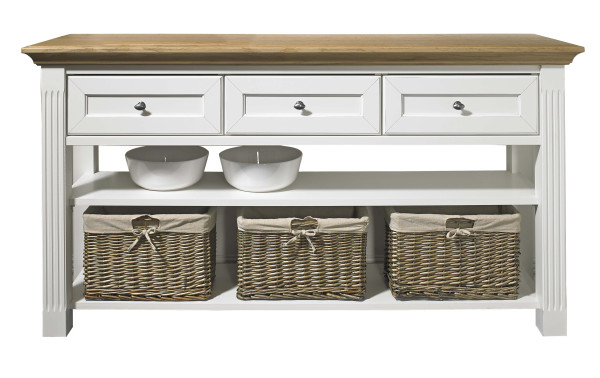 Anrichte MAISONETTE in weiß aus Lack