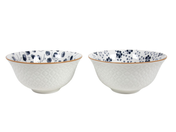 Schale TOTTORI in mehrfarbig aus Steinzeug