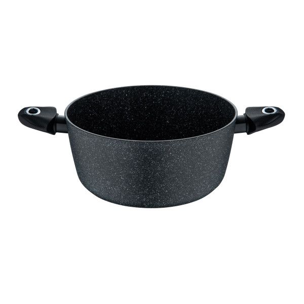 Topf ORION BLACK in schwarz aus Aluminium