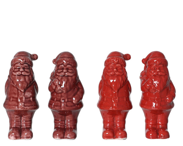 Weihnachtsmann in rot aus Dolomit